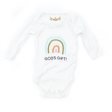 Load image into Gallery viewer, Organic Baby Onesie- God&#39;s Rainbow