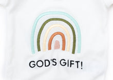 Load image into Gallery viewer, Organic Baby Onesie- God&#39;s Rainbow