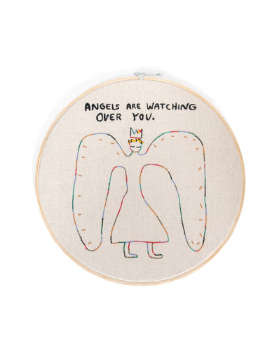 Angel Embroidery Hoop